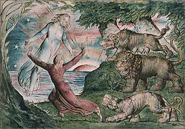 Dante running from the Three Beasts (1824-27) National Gallery of Victoria, Melbourne, Australia.